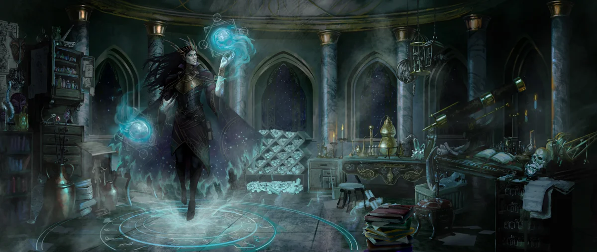 Lucian's Arcane Lab, Character by Nik Hagialas and Environment by Noah Rotter